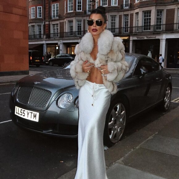 Versace VE2242 100287 Aviator Sunglasses – Gold/Grey - Picture 4 of 12